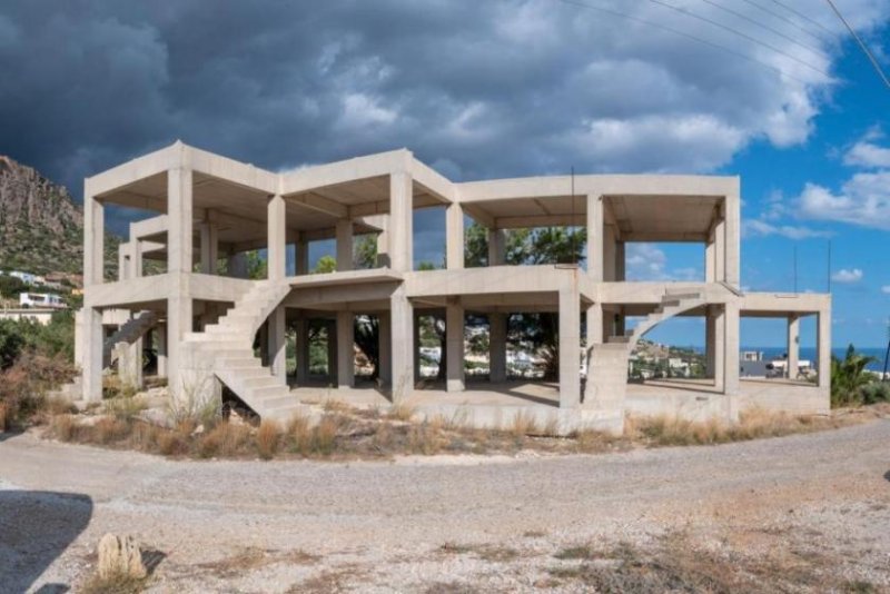 Ierapetra Betonskelett im Dorf am Meer, in der Nähe von Ierapetra Haus kaufen